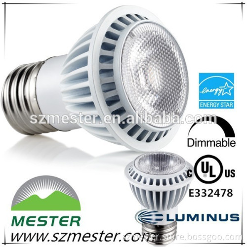 energy star ul dimmable 7w COB LED PAR 16